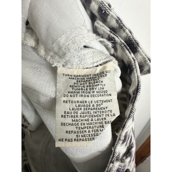 Denim & Supply Ralph Lauren Women’s 26 Skinny Ankle Zip Jeans Cheetah Print New - Picture 6 of 6